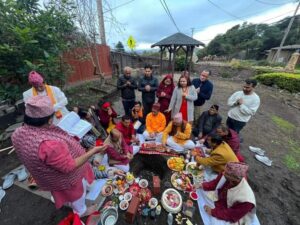 Foundation laying of 'Muktinath Dham Temple' in California
